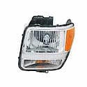 New Economy Replacement Driver Side Headlight Assembly, Without Headlight Leveling