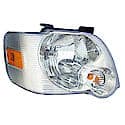 New CAPA Certified Standard Replacement Passenger Side Headlight Assembly, Clear Lens