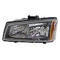 New Premium Replacement Driver Side Headlight Assembly, Models Without Cladding