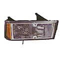 New Economy Replacement Driver Side Headlight Assembly, With Chrome Bezel