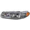 New Economy Replacement Driver Side Headlight Assembly, With Cornering Light