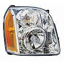 New Economy Replacement Passenger Side Headlight Assembly, Except Denali Models, Chrome