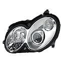 New OEM Replacement Driver Side Bi-Xenon Headlight Assembly, Without Curve Lighting