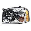 New CAPA Certified Standard Replacement Driver Side Headlight Assembly, W/ Aluminum Bezel