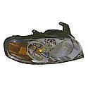 New Economy Replacement Driver Side Headlight Assembly, Base/S Models, Chrome Bezel