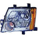 New CAPA Certified Premium Replacement Driver Side Headlight Assembly, Chrome, Except S And X Models