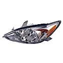 New CAPA Certified Standard Replacement Driver Side Headlight Assembly, Chrome