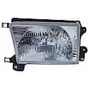 New CAPA Certified Standard Replacement Driver Side Headlight Assembly