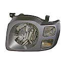 New Economy Replacement Passenger Side Headlight Assembly, SE Models, Silver Gray Housing