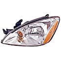 New Economy Replacement Driver Side Headlight Assembly, With Chrome