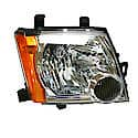 New Economy Replacement Passenger Side Headlight Assembly, Chrome, Except S And X Models