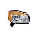 New CAPA Certified Standard Replacement Passenger Side Headlight Assembly