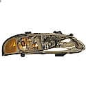 New Economy Replacement Passenger Side Headlight Assembly, With Chrome Bezel