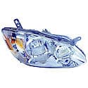 New CAPA Certified Standard Replacement Passenger Side Headlight Assembly, Clear Lens