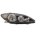 New Economy Replacement Passenger Side Headlight Assembly, Black, USA Built SE Models