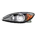 New Economy Replacement Passenger Side Headlight Assembly, Black, USA And Japan Built SE Models