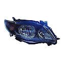 New CAPA Certified Premium Replacement Passenger Side Headlight Assembly, With Black Housing