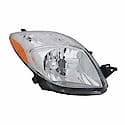 New Economy Replacement Passenger Side Headlight Lens And Housing, Hatchback Models