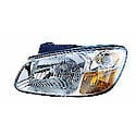 New Standard Replacement Driver Side Headlight Assembly, LX And EX Sedan Models