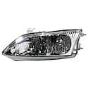 New Economy Replacement Driver Side Halogen Headlight Assembly