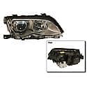 OE Replacement Bi-Xenon Headlamp Assembly