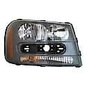 New Economy Replacement Passenger Side Headlight Assembly, With Grille Notch