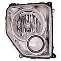 New CAPA Certified Standard Replacement Passenger Side Headlight Assembly, Chrome Bezel