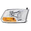 New Economy Replacement Passenger Side Headlight Assembly, Single Element