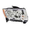 New Economy Replacement Passenger Side Halogen Headlight Assembly, No Auto Leveling