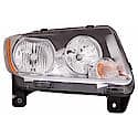 New CAPA Certified Standard Replacement Passenger Side Halogen Headlight Assembly, No Auto Leveler