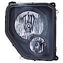 New CAPA Certified Standard Replacement Passenger Side Halogen Headlight Assembly, With Black Bezel