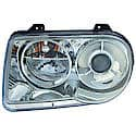 New Economy Replacement Passenger Side Headlight Lens And Housing, HID Type