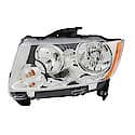 New Economy Replacement Driver Side Halogen Headlight Assembly, No Auto Leveler