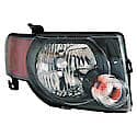 New CAPA Certified Standard Replacement Passenger Side Headlight Assembly, With Dark Shaded Bezel