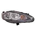 New CAPA Certified Standard Replacement Passenger Side Headlight Assembly, With Black Surround