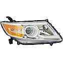 New Economy Replacement Driver Side Halogen Headlight Assembly