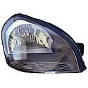 New CAPA Certified Standard Replacement Passenger Side Headlight Assembly, Gray Bezel