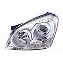 New CAPA Certified Standard Replacement Driver Side Headlight Assembly, With Chrome Insert