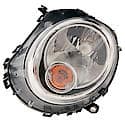 New CAPA Certified Standard Replacement Driver Side Halogen Headlight Assembly, W/ Clear Signal Lens