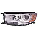 New CAPA Certified Standard Replacement Driver Side Headlight Assembly, Without Smoked Chrome Accent