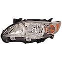 New CAPA Certified Premium Replacement Driver Side Headlight Assembly, With Chrome Bezel