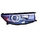 New CAPA Certified Standard Replacement Passenger Side Headlight Assembly, With Smoked Chrome Accent