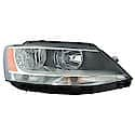 New CAPA Certified Premium Replacement Passenger Side Halogen Headlight Assembly, Sedan Models