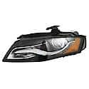 New OEM Replacement Driver Side Headlight Lens And Housing, HID Type, With Curve Lighting