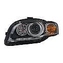 New OEM Replacement Passenger Side HID Headlight Lens And Housing, W/Curved Lighting, No Controller