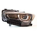 New CAPA Certified Standard Replacement Driver Side Headlight Assembly, Without Adaptive Lighting