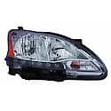 New CAPA Certified Premium Replacement Passenger Side Halogen Headlight Assembly, With LED Accents