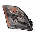 New CAPA Certified Premium Replacement Passenger Side Headlight Assembly, Smoked Lens