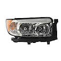 New CAPA Certified Standard Replacement Passenger Side Halogen Headlight Assembly