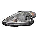 New CAPA Certified Standard Replacement Driver Side Halogen Headlight Assembly, Sedan Models